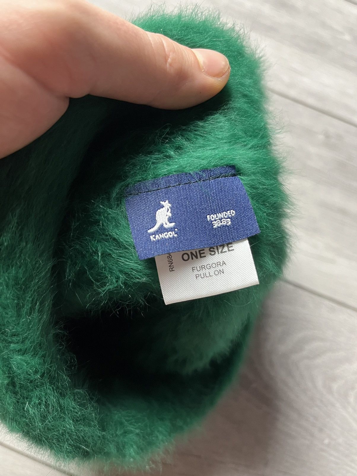 Kangol Kangol Fungora Pull On green hat Angora Size ONE SIZE - 3 Thumbnail