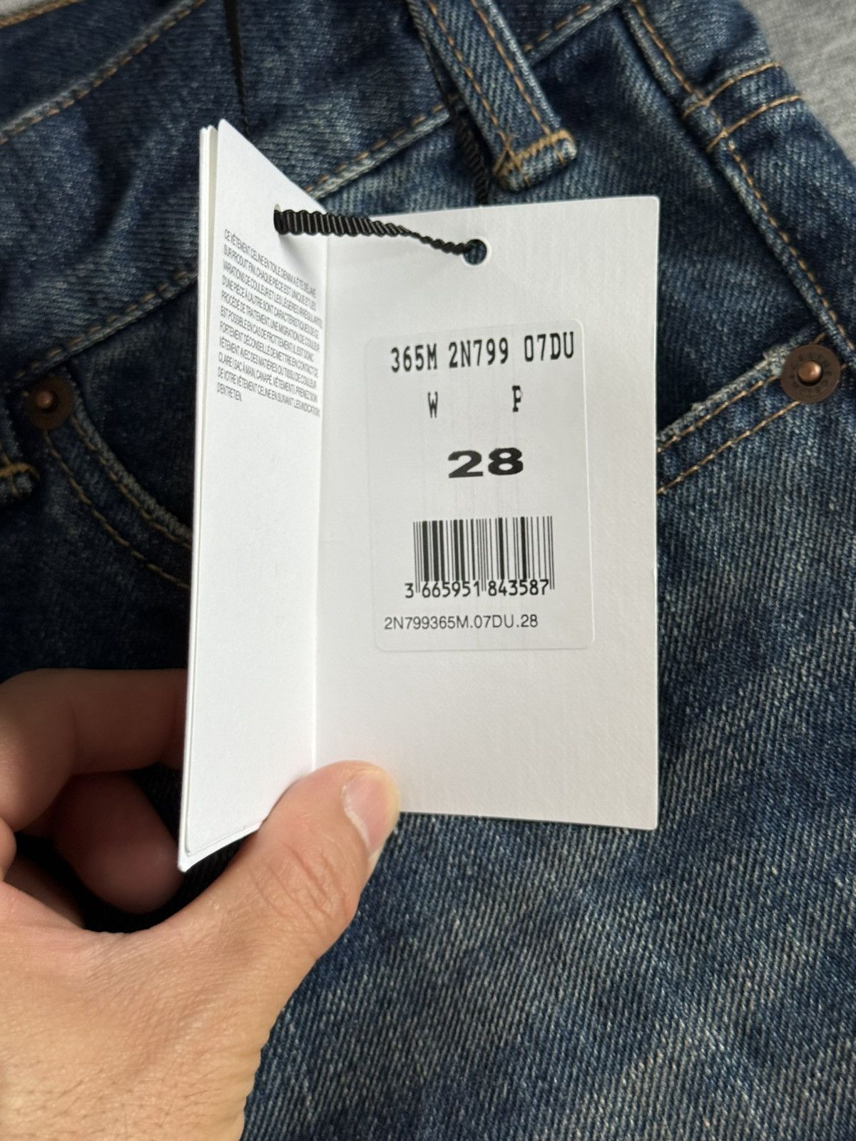 Celine Brand New Celine Men Jeans Size US 28 / EU 44 - 5 Thumbnail