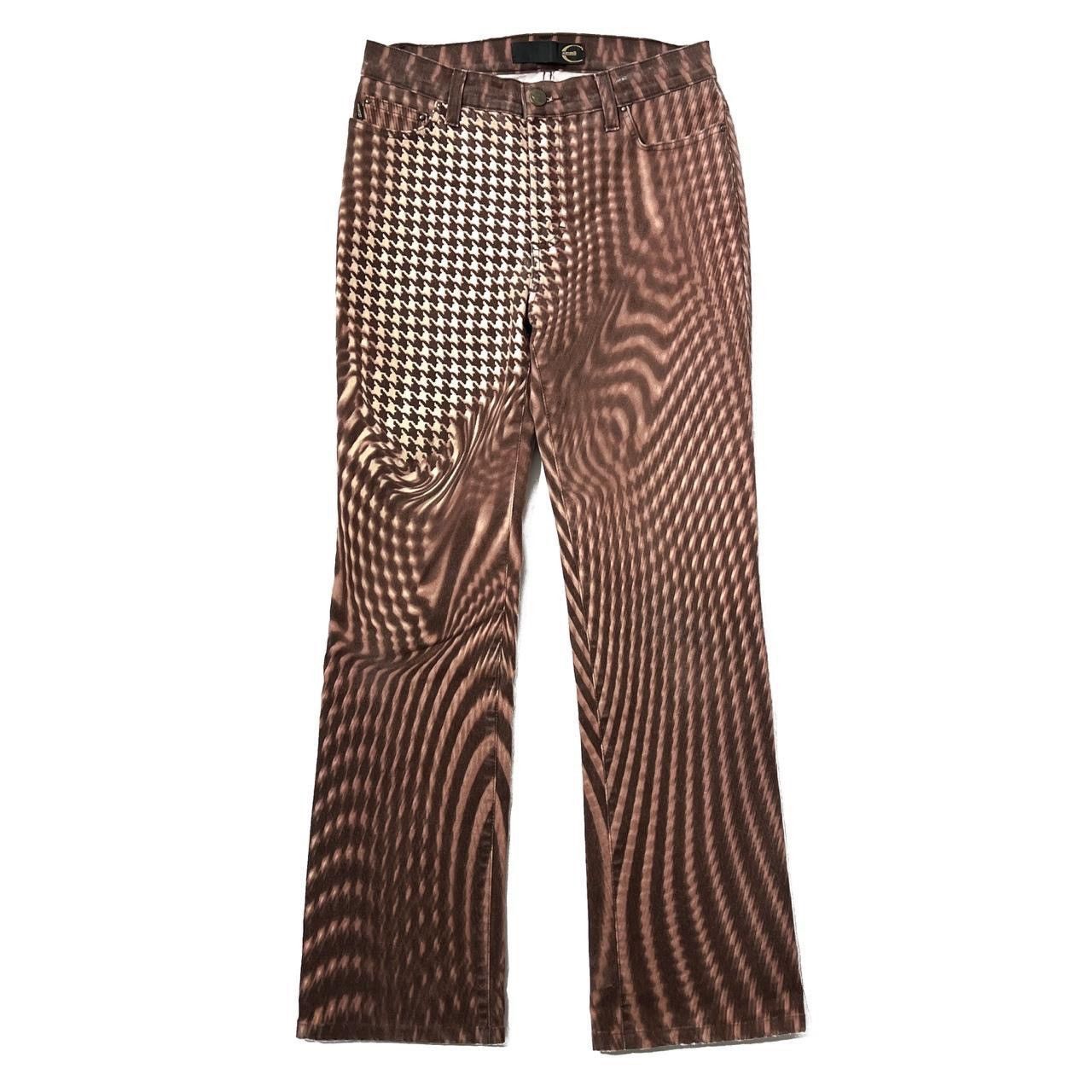 Just Cavalli PSYCHEDELIC PRINT FLARE PANTS Size 27" / US 4 / IT 40 - 3 Thumbnail