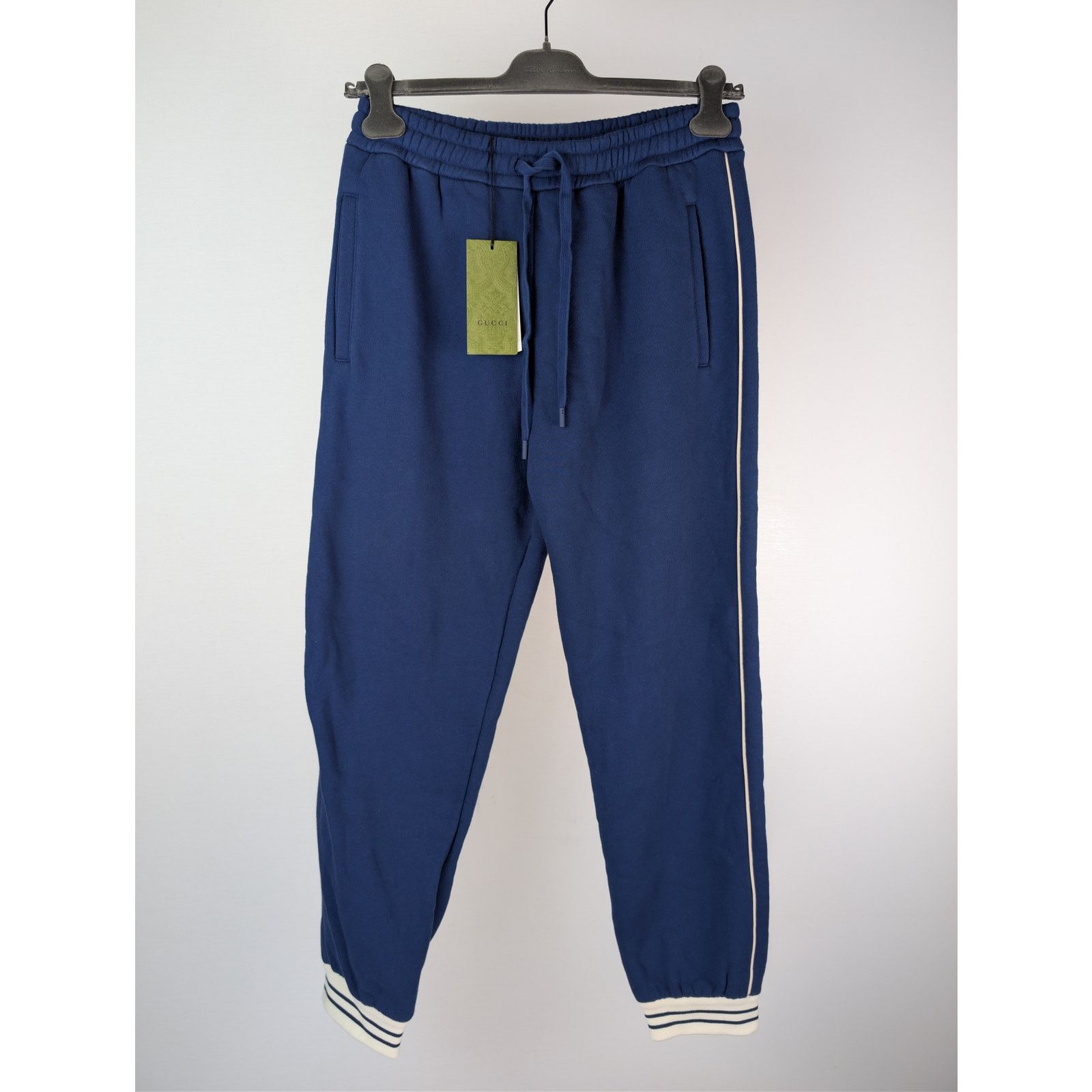 Gucci o1rshd1 Heavy Felted Cotton Jersey Trackpants Inchiostro/Mix Size US 30 / EU 46 - 9 Thumbnail