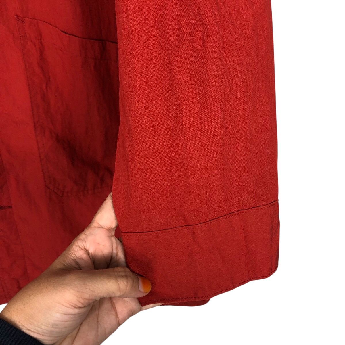 Japanese Brand 📌Rich Red Vintage Long Jacket Chore Detroit FOB Factory Size US L / EU 52-54 / 3 - 17 Thumbnail