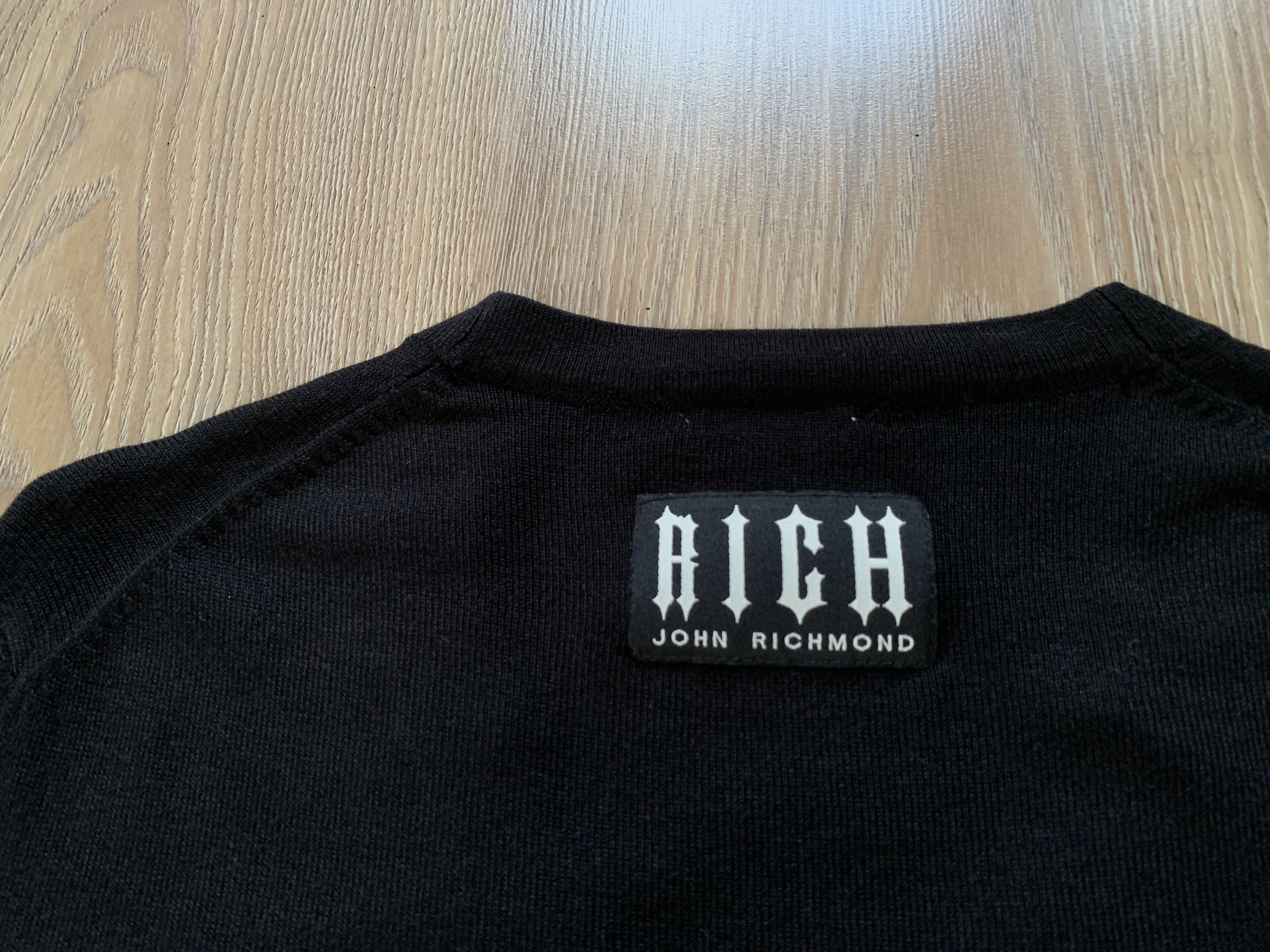 Designer × John Richmond John Richmond Black Cardigan Size US M / EU 48-50 / 2 - 6 Thumbnail
