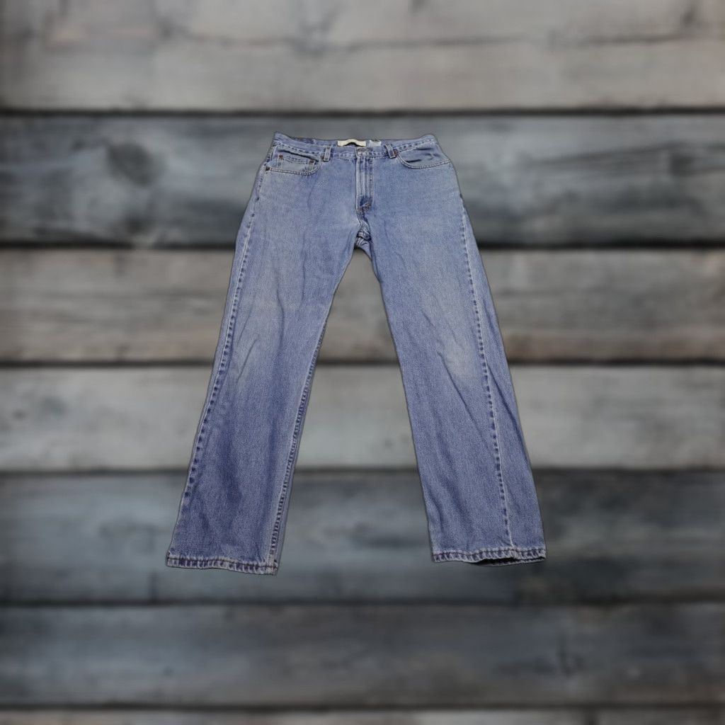 Levi's Levi's 505 Jeans Men 36x32 Blue Relaxed Fit Light Wash Denim 100% Cotton Size US 36 / EU 52 - 1 Thumbnail