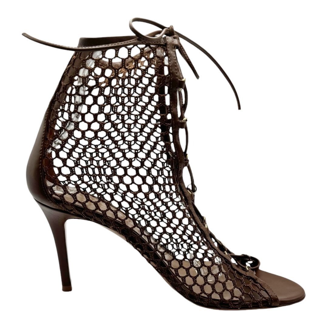 Gianvito Rossi Gianvito Rossi Cage Mesh Booties Size US 8.5 / IT 38.5 - 3 Thumbnail