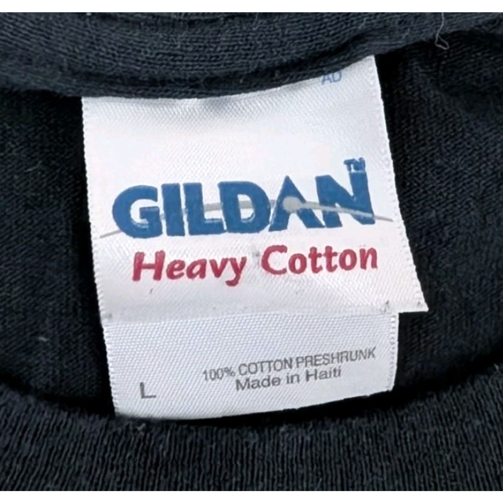 Gildan VINTAGE Gildan Black T-Shirt Mens Large Reagan WWRD Graphic Print POTUS Ronald Reagan 90s? Size US L / EU 52-54 / 3 - 4 Thumbnail