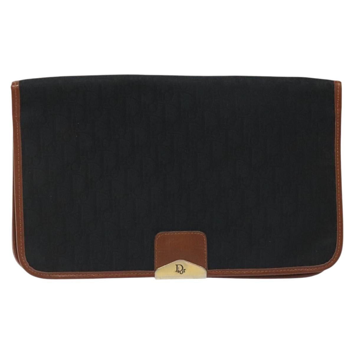 Dior DIOR Trotter Canvas Shoulder Bag Black Size ONE SIZE - 2 Thumbnail