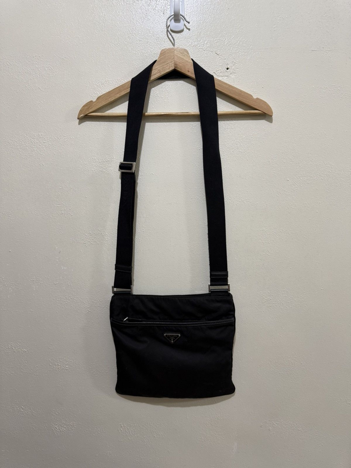 Prada × Vintage Prada Messenger Sports Nylon Bag Vintage art