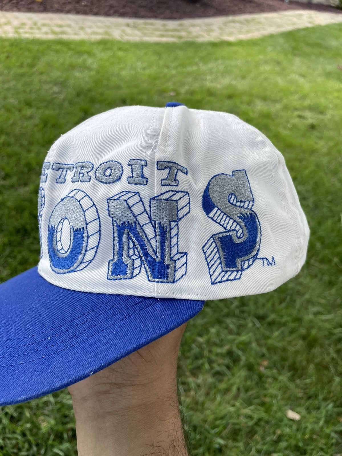 Drew Pearson Vintage 90s Detroit Lions Graffiti Hat Drew Pearson Snapback Size ONE SIZE - 3 Thumbnail