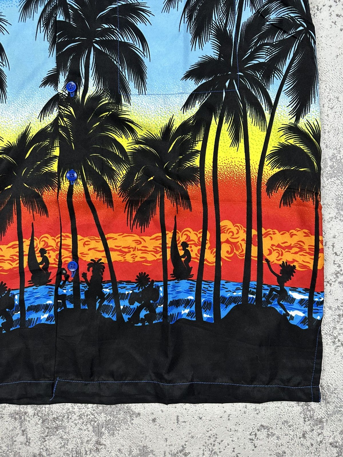 Vintage Vintage Hawaiian Sunset Shirt Palm Tree Aloha Beach Vibes Size US M / EU 48-50 / 2 - 4 Thumbnail