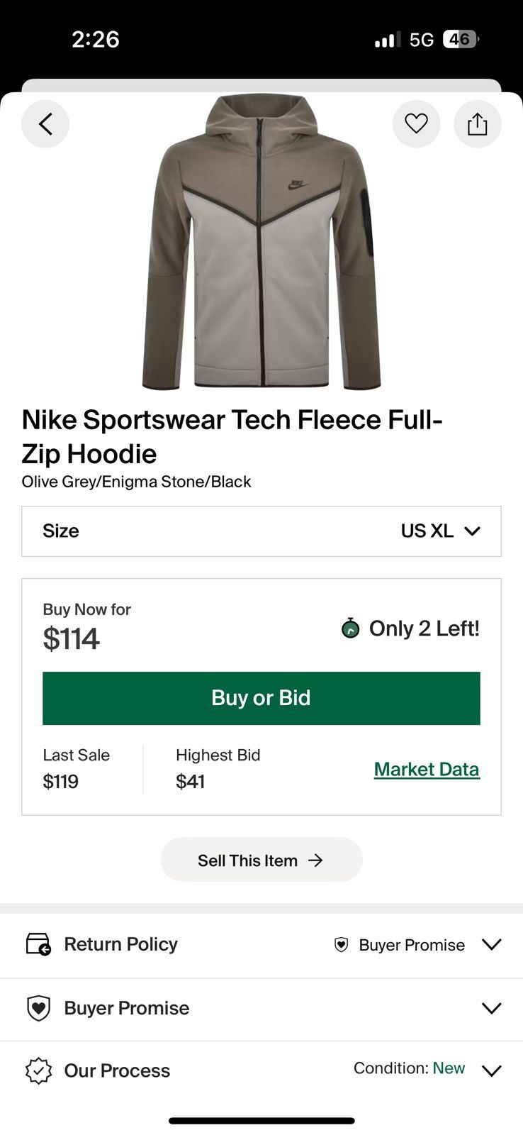 Nike Nike Sportswear Tech Fleece Full-Zip Hoodie Size US XL / EU 56 / 4 - 3 Thumbnail