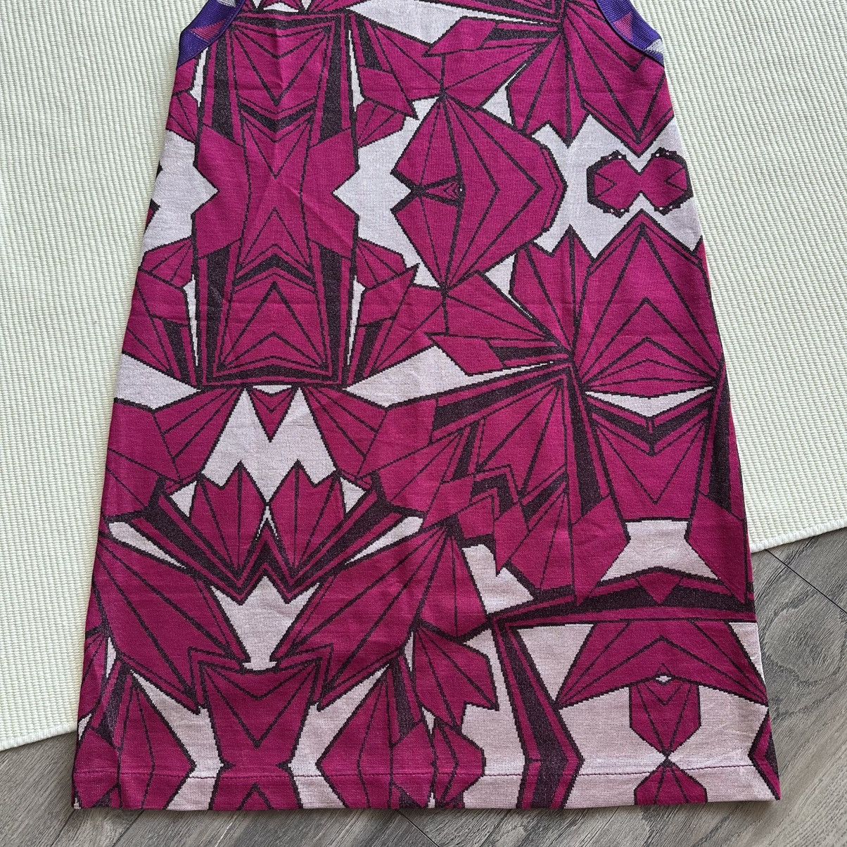 Custo Barcelona CUSTO BARCELONA Fuchsia Sleeveless Knit Boho Chic Pink Dress Size S / US 4 / IT 40 - 3 Thumbnail