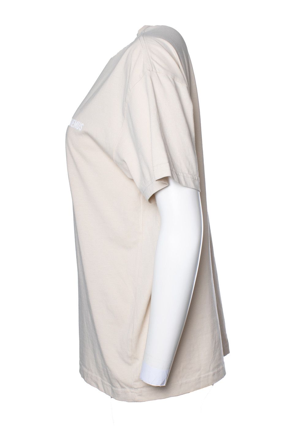 Jacquemus Jacquemus, the Jacquemus tshirt in beige. Size M / US 6-8 / IT 42-44 - 2 Thumbnail
