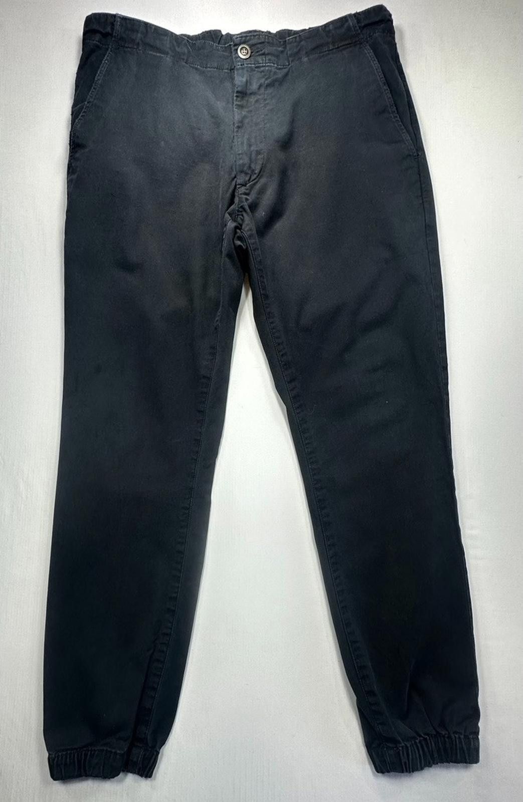 AG Adriano Goldschmied Adreano Goldschmied Elastic Flat Chinos Black Womens 31/30 Size 31" - 1 Thumbnail
