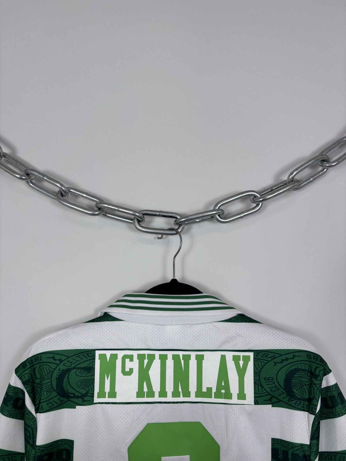 Umbro Umbro Celtic 1995/1997 Home McKinlay #3 Soccer Jersey Shirt Size US S / EU 44-46 / 1 - 14 Thumbnail