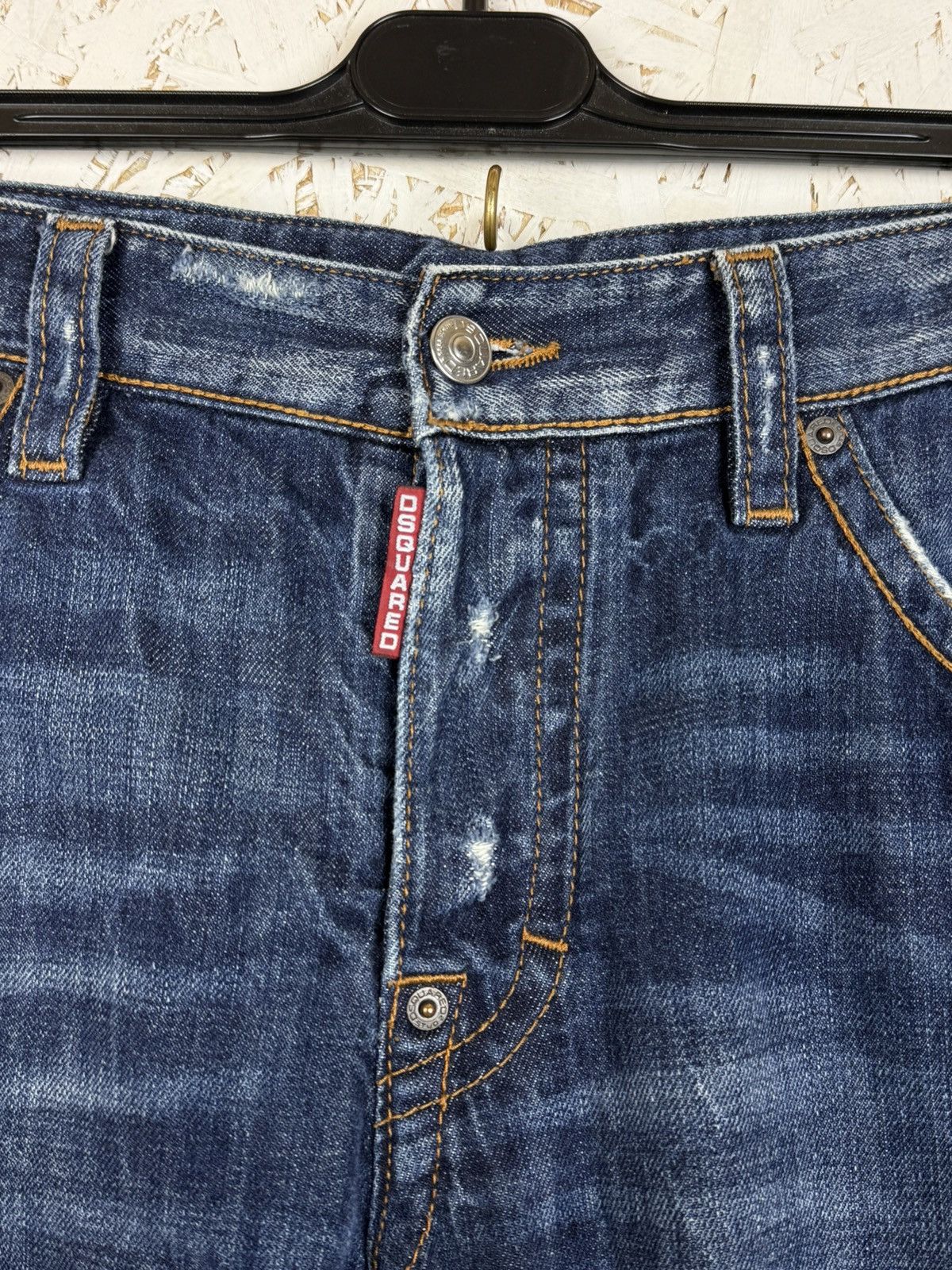Dsquared2 Vintage Dsquared2 Indigo Distressed Blue Slim Fit Jeans 48 Size US 32 / EU 48 - 3 Thumbnail