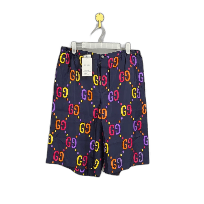 Gucci gucci printed silk shorts in size 50 Size US 44 / EU 60 - 1 Thumbnail