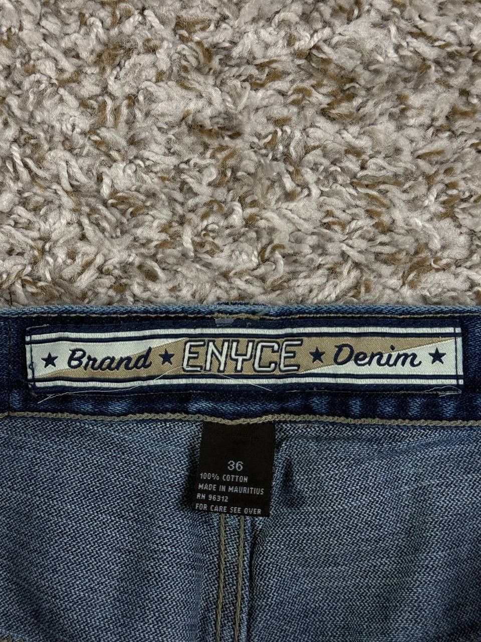 Enyce ENYCE Baggy Jeans Y2K Hip Hop Panel Seam Faded Denim Size US 36 / EU 52 - 9 Thumbnail