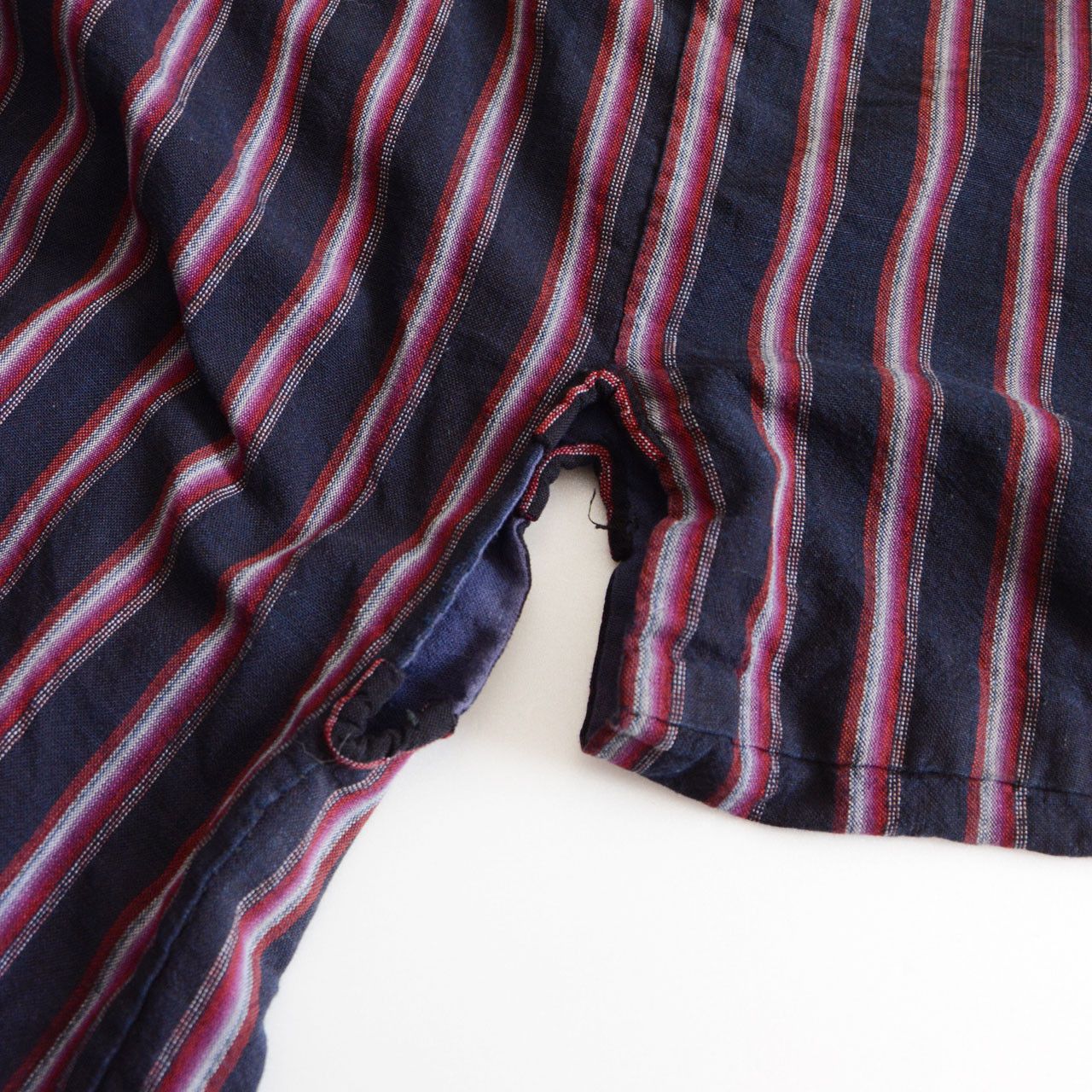 Other Vintage Japanese Noragi Indigo Stripe Cotton Jacket Size L / US 10 / IT 46 - 7 Thumbnail