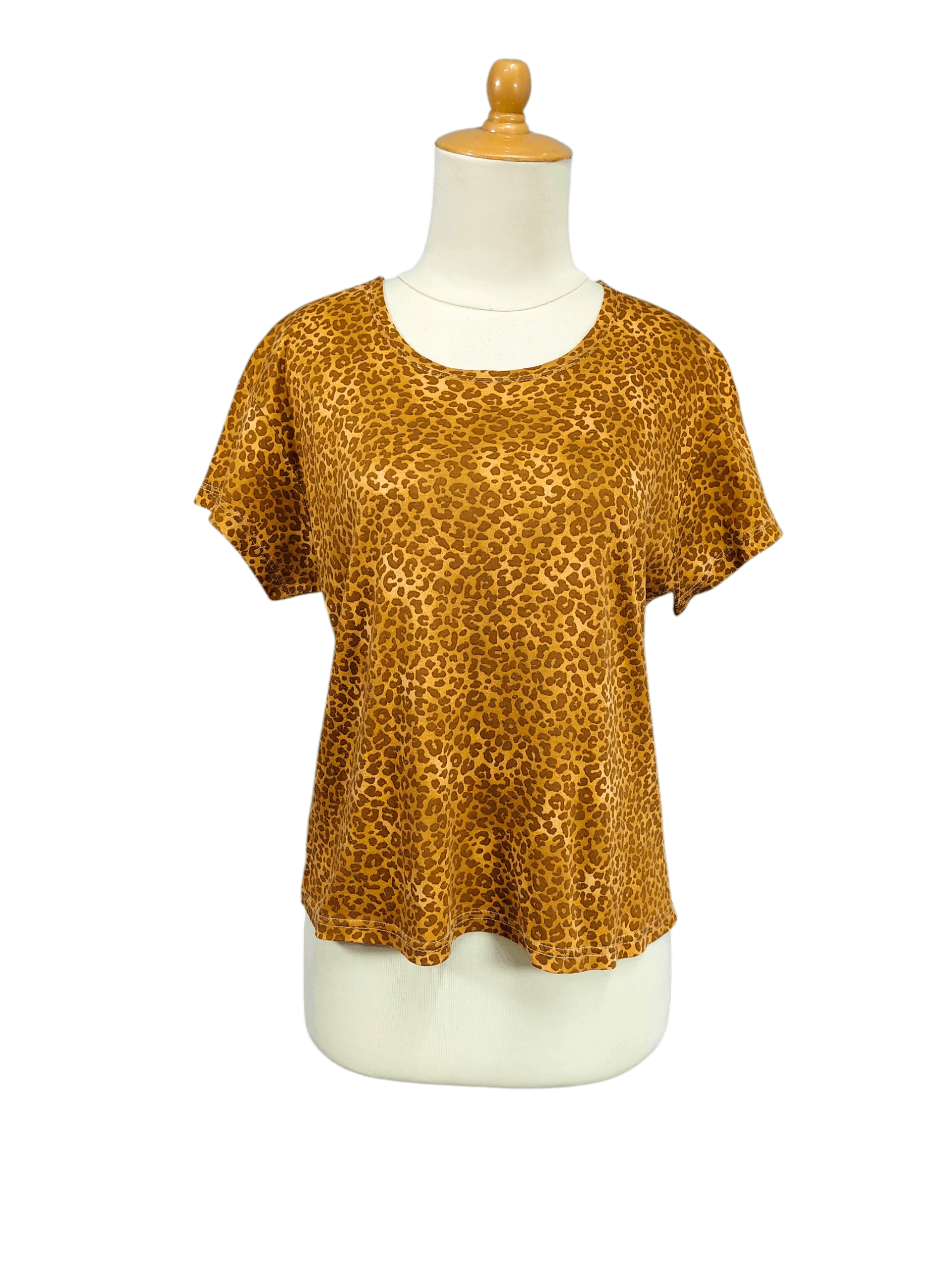 Seditionaries 00s Francesca Gentile🇮🇹Glam Rock Leopard Pattern Boxy Top Size L / US 10 / IT 46 - 1 Thumbnail