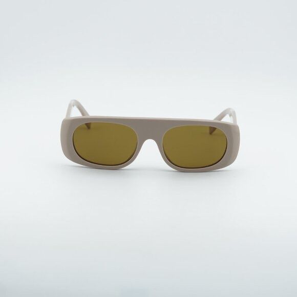 Fendi Fendi FE40169I 45E Sunglasses Shiny Brown Rectangle Frame Size ONE SIZE - 3 Thumbnail