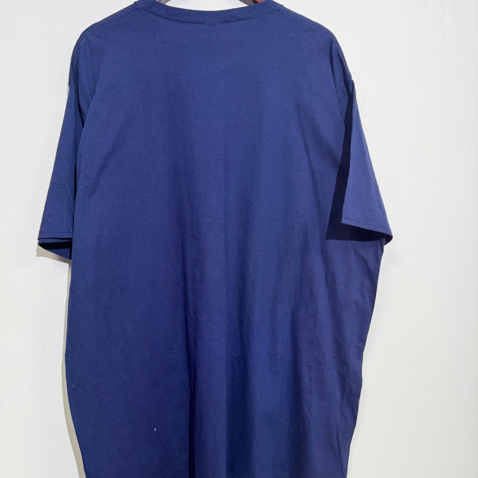Vintage Vintage Unisex Navy Blue Cotton T-Shirt Size XXXL 90s Size US M / EU 48-50 / 2 - 6 Thumbnail
