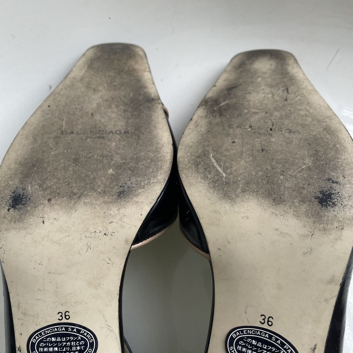 Balenciaga Vintage Balenciaga Paris Black Pumps Size US 6 / IT 36 - 10 Thumbnail