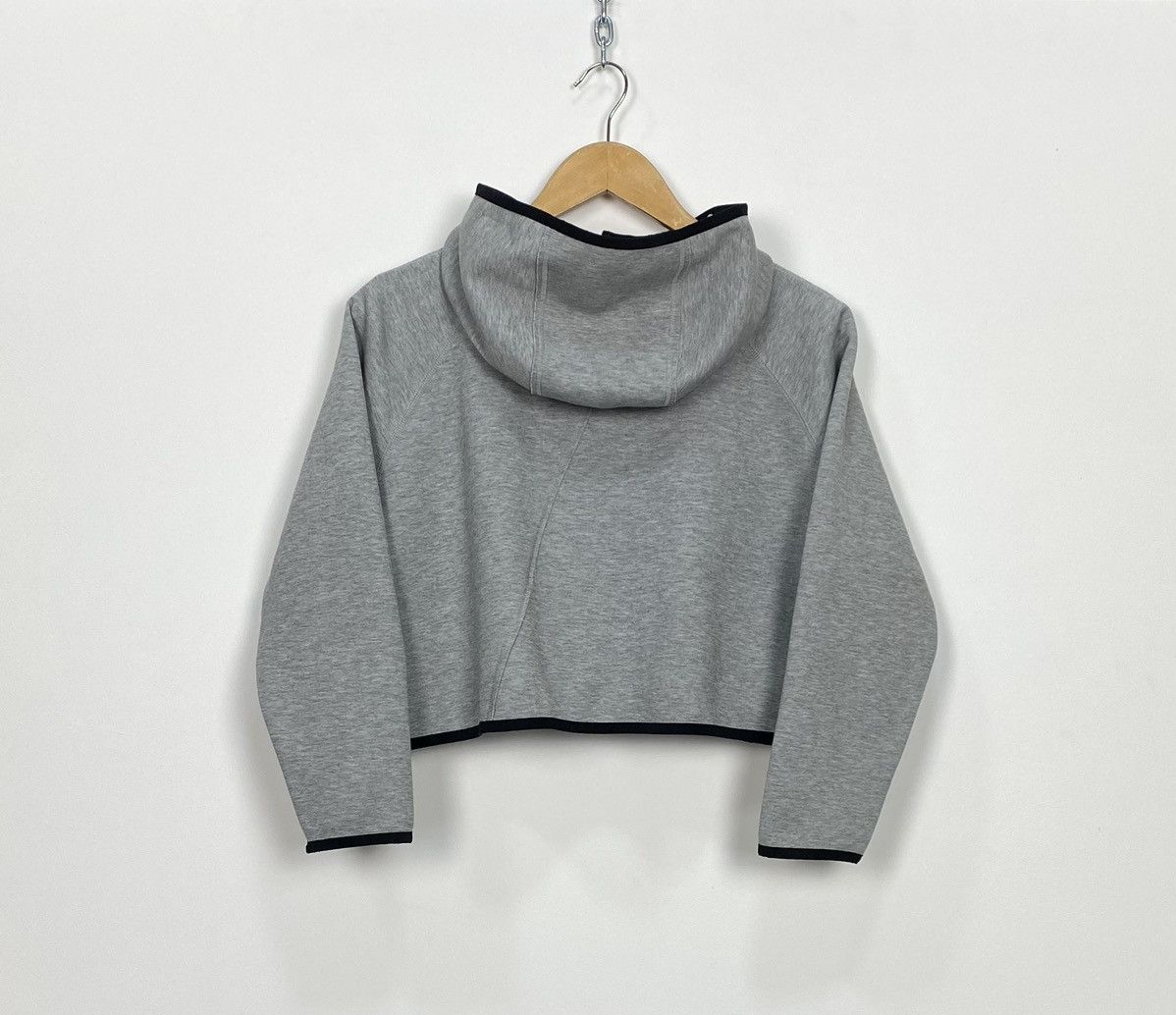 Nike Nike Tech Fleece Full Zip Cape Hoodie Sweatshirt Grey Drill Size XS / US 0-2 / IT 36-38 - 15 Thumbnail