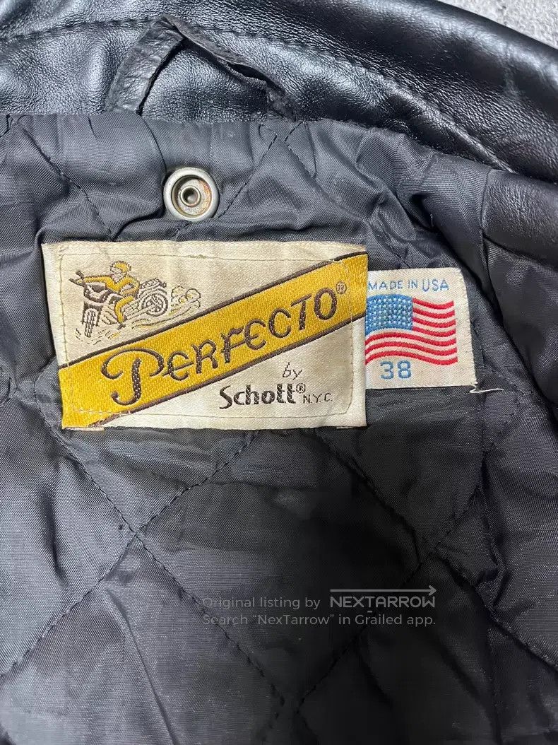 Schott Motorcycle leather jacket Size US XS / EU 42 / 0 - 4 Thumbnail