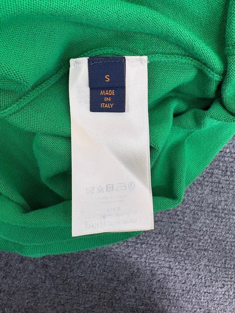 Louis Vuitton Louis Vuitton Green Knit Logo Short Sleeve -2505 Size US S / EU 44-46 / 1 - 7 Thumbnail