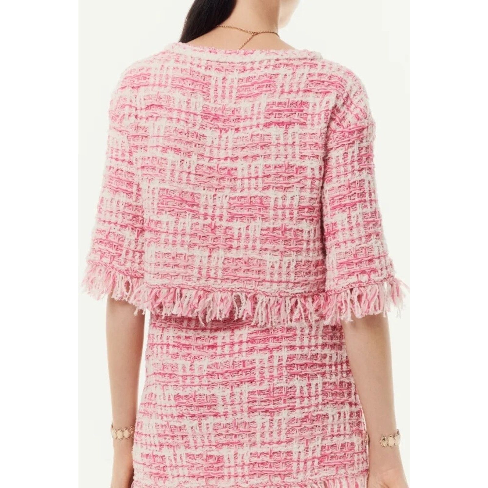 Chanel Chanel 24P Tweed CC Logo Short Sleeve Pullover Top 38 Size XS / US 0-2 / IT 36-38 - 14 Thumbnail