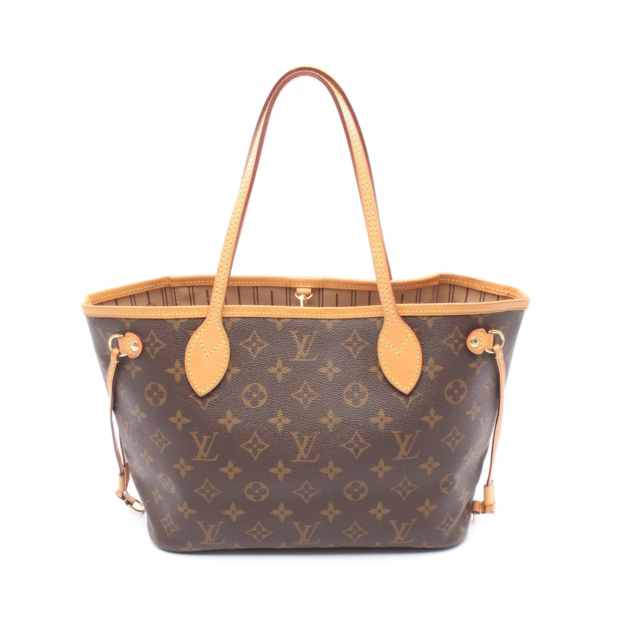 Louis Vuitton Louis Vuitton Neverfull Pm Monogram Handbag Tote Bag Leather Brown Size ONE SIZE - 1 Thumbnail