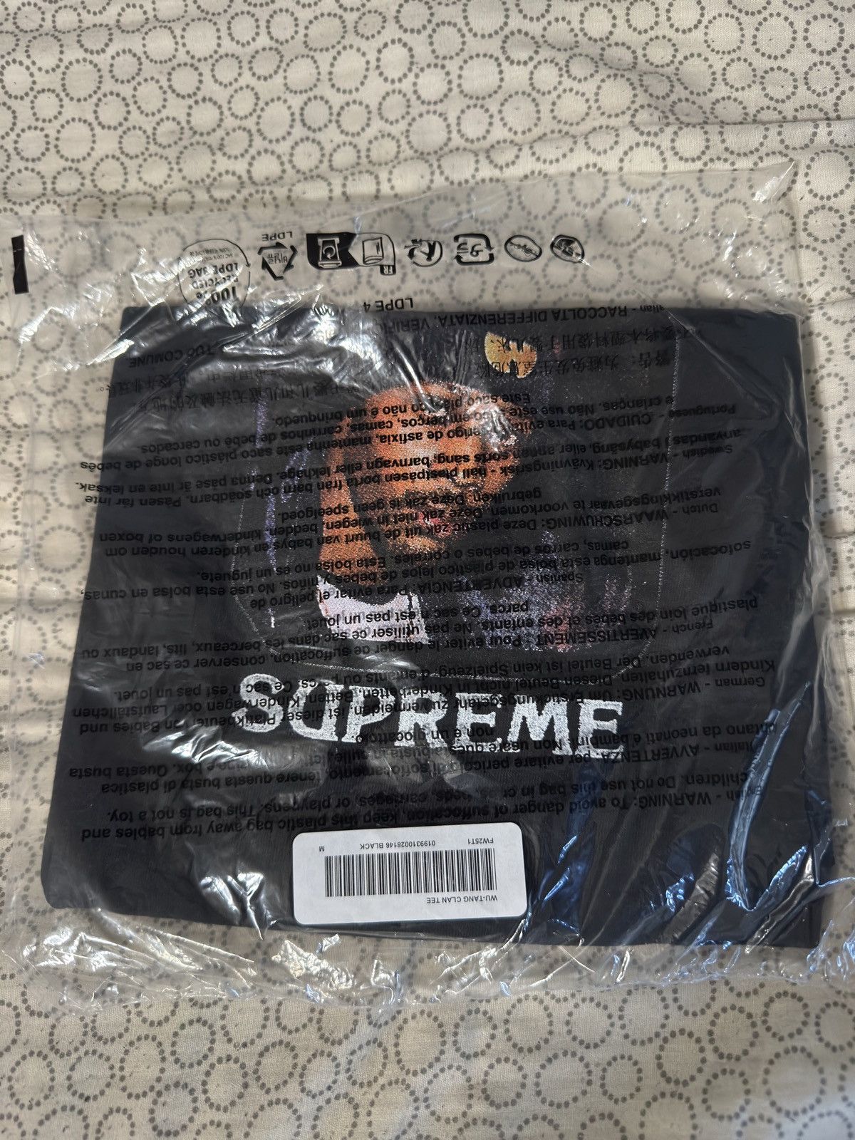Supreme BNIB Supreme x WuTang RZA Tee Size US M / EU 48-50 / 2 - 2 Thumbnail