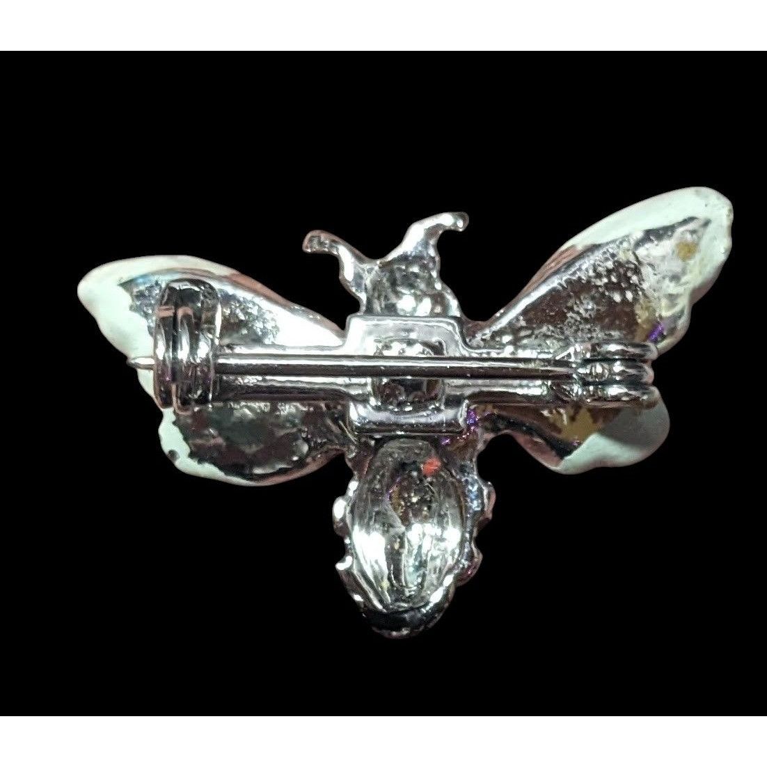 Other Vintage Blue And Silver Tone Mini Bee Brooch Size ONE SIZE - 2 Thumbnail