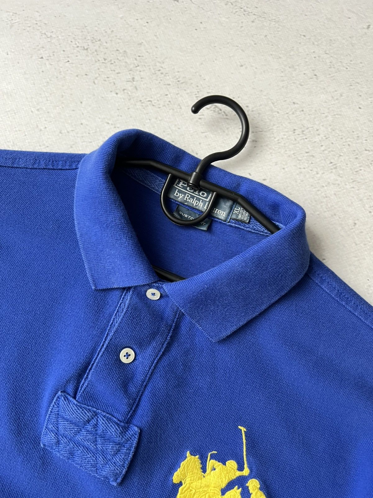 Polo Ralph Lauren Vintage Ralph Lauren Big Logo Polo Shirt XL – Number 3 Patch Size US XL / EU 56 / 4 - 6 Thumbnail