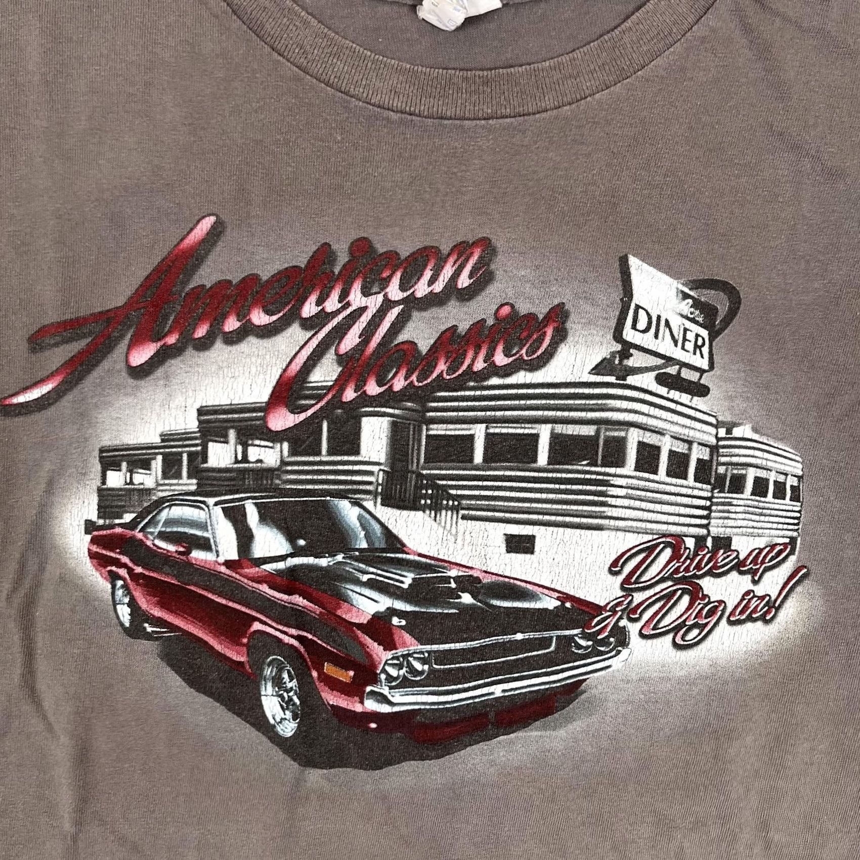 Gildan Vintage Gildan Challenger Muscle Car American Classics Diner Shirt Mens 2XL Hot Rod Size US XXL / EU 58 / 5 - 2 Thumbnail