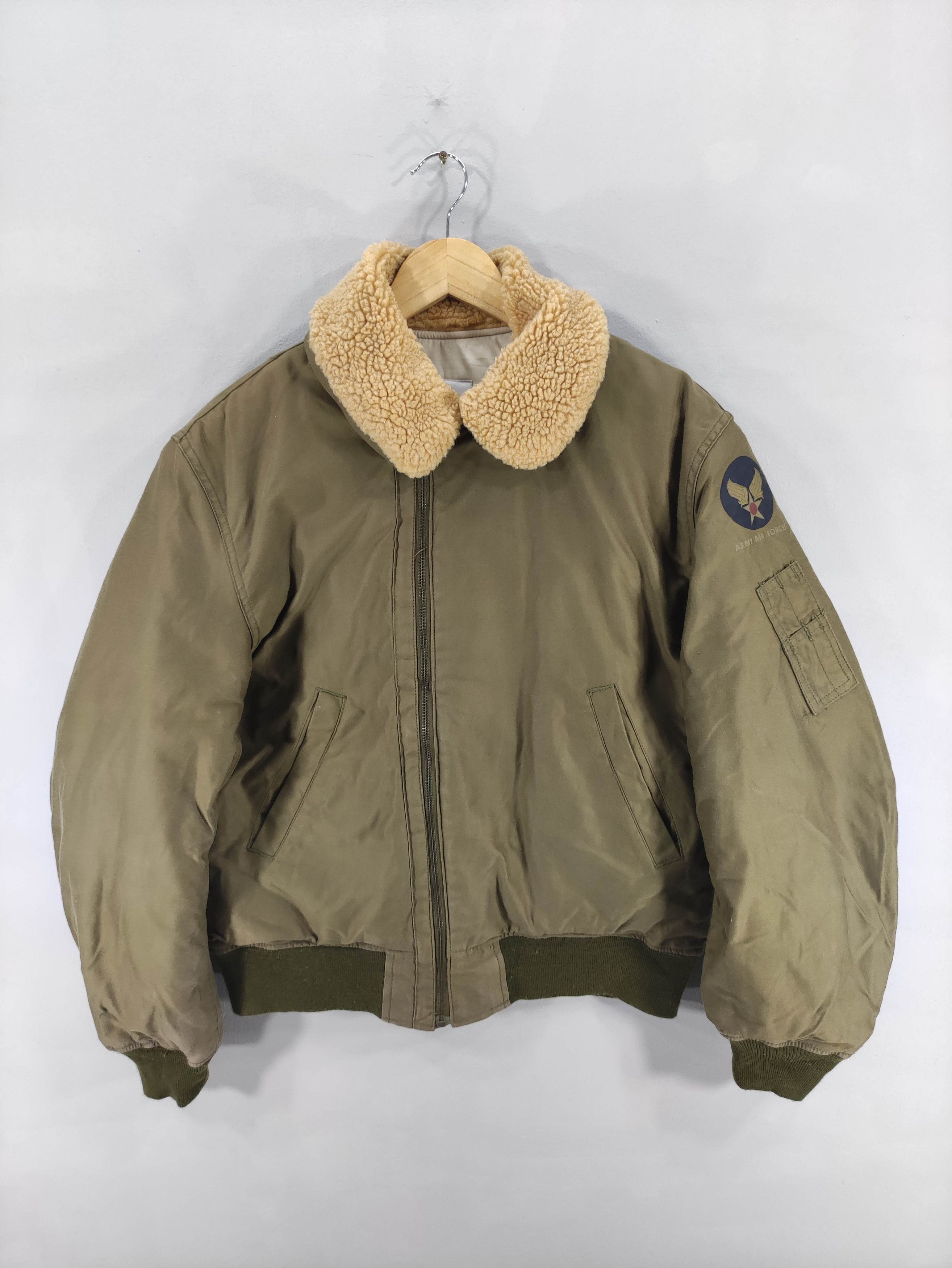 Vintage Vintage Military B-15A Style Jacket Zipper Size US M / EU 48-50 / 2 - 1 Thumbnail