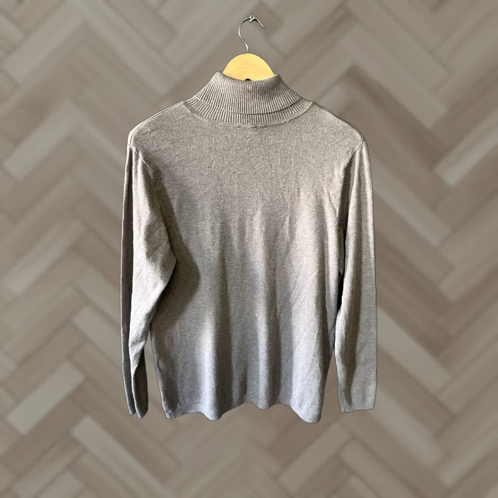 Vintage Chicos Womens Brown Turtleneck Longsleeve Shirt Size 3 Size XS / US 0-2 / IT 36-38 - 1 Thumbnail