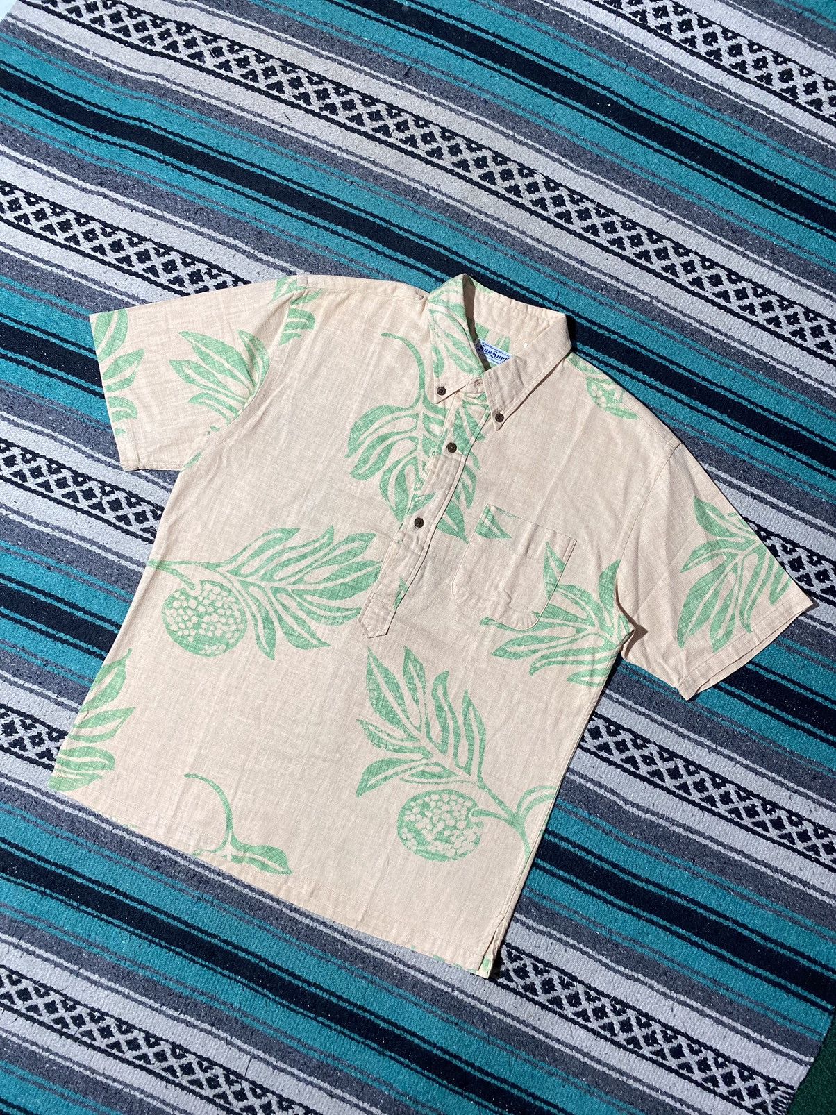 Sun Surf × Toyo Enterprises Sun Surf Toyo Enterprise Half Button Hawaii Shirt Size US L / EU 52-54 / 3 - 1 Thumbnail