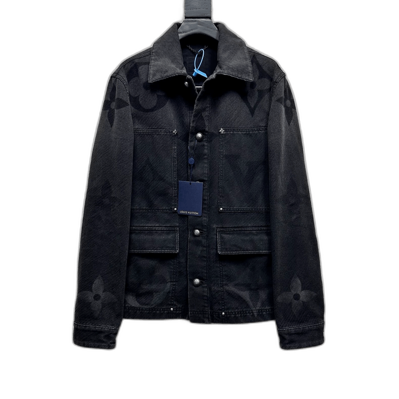 Louis Vuitton Louis Vuitton Denim Logo Jacket - dmc Size M / US 6-8 / IT 42-44 - 1 Thumbnail