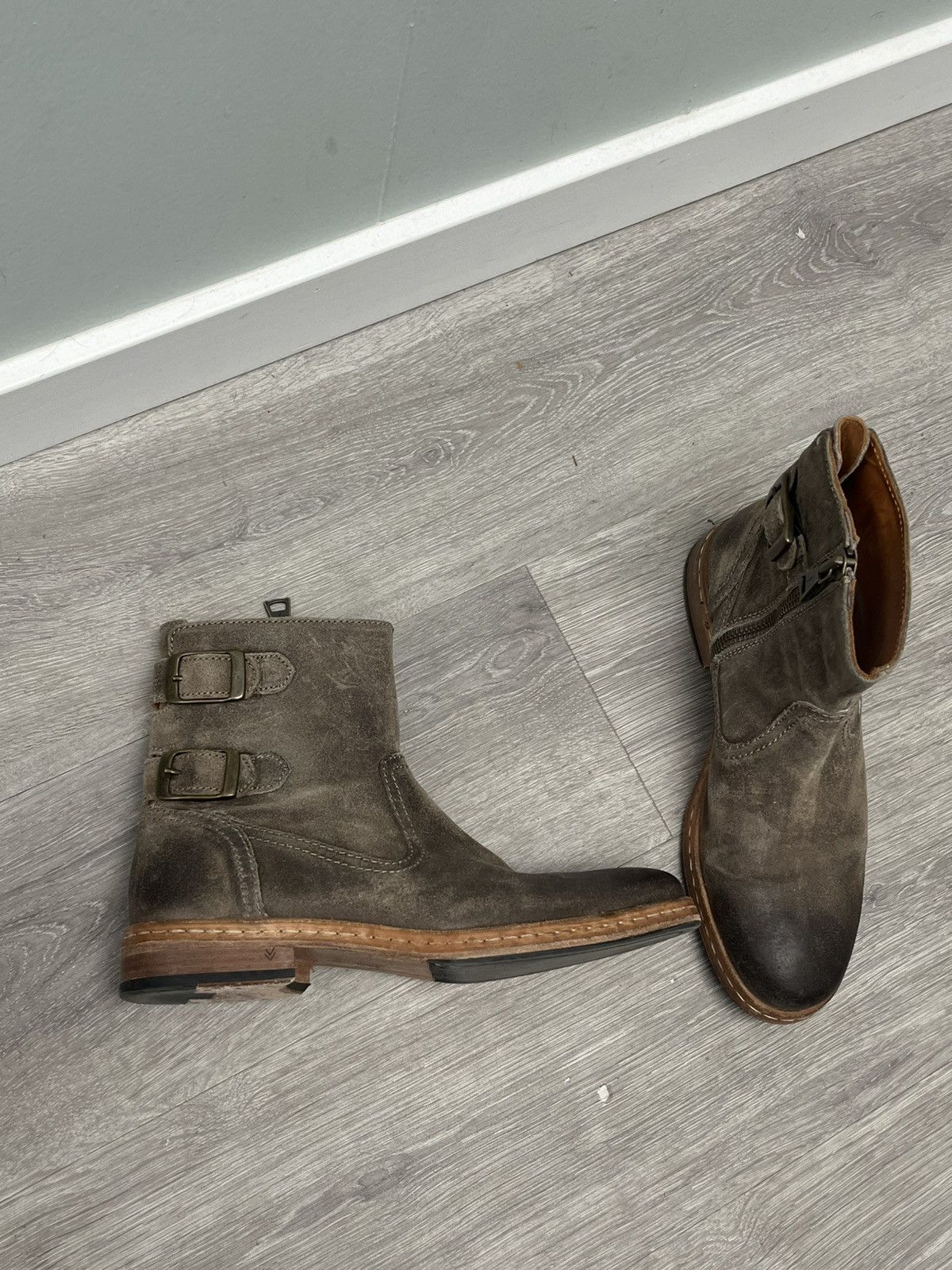 John Varvatos Engineer Triple Buckle Boot Size USA 7.5 EU 40.5 Size US 7.5 / EU 40-41 - 12 Thumbnail