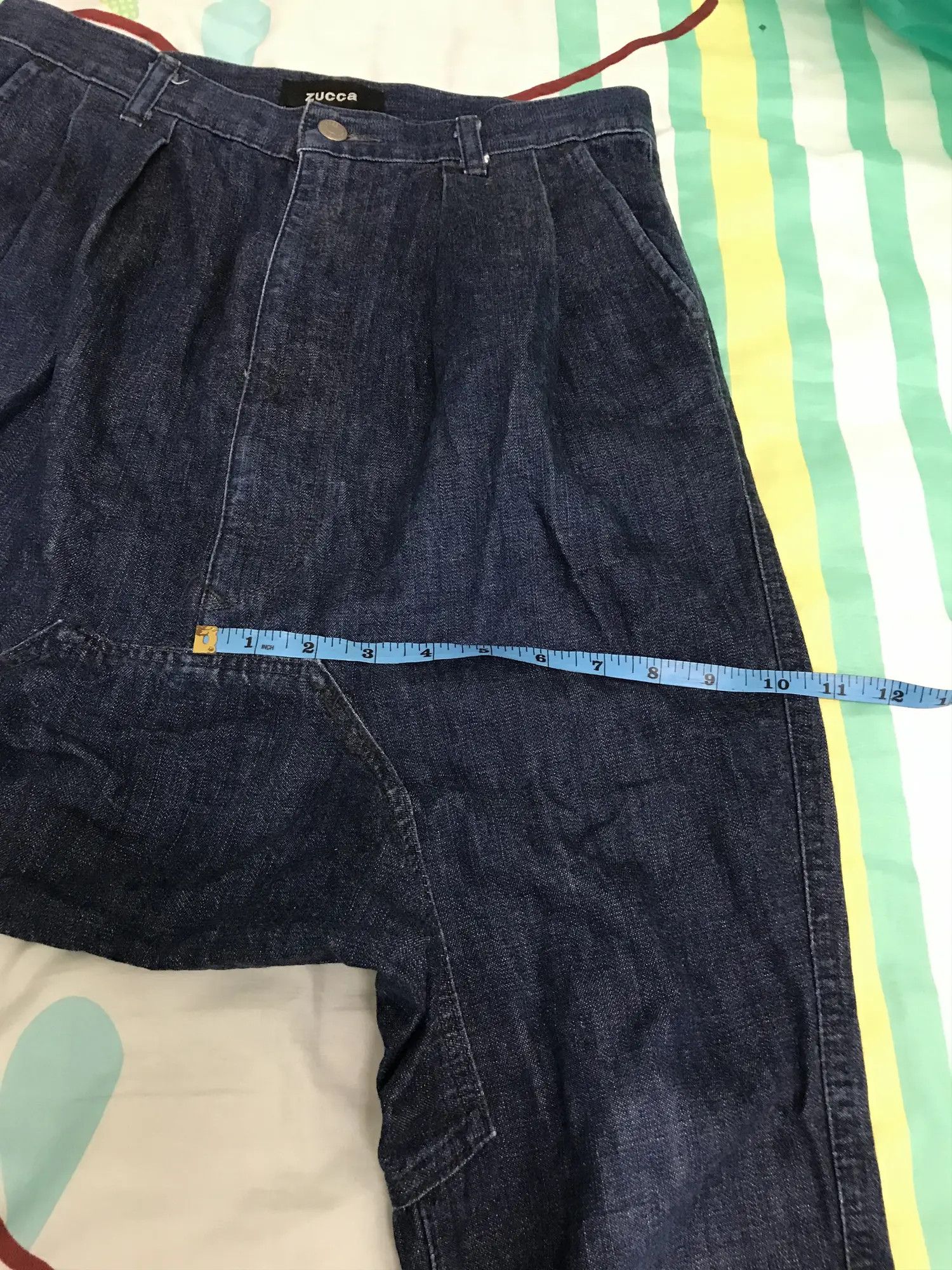 Issey Miyake Issey Miyake Double Pleated Denim Size US 31 - 11 Thumbnail
