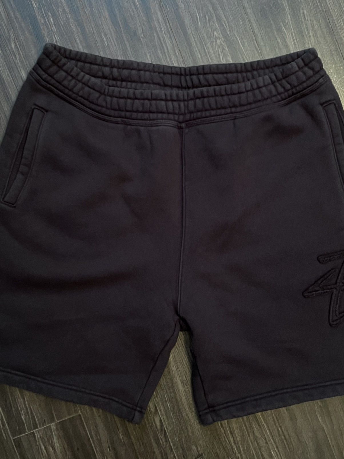 Stussy Stussy tonal applique Fleece Shorts Black L Size US 36 / EU 52 - 3 Thumbnail
