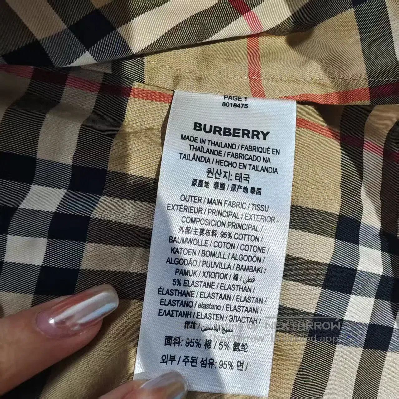 Burberry burberry checkered shirt size 6, nearly new. Size US S / EU 44-46 / 1 - 5 Thumbnail