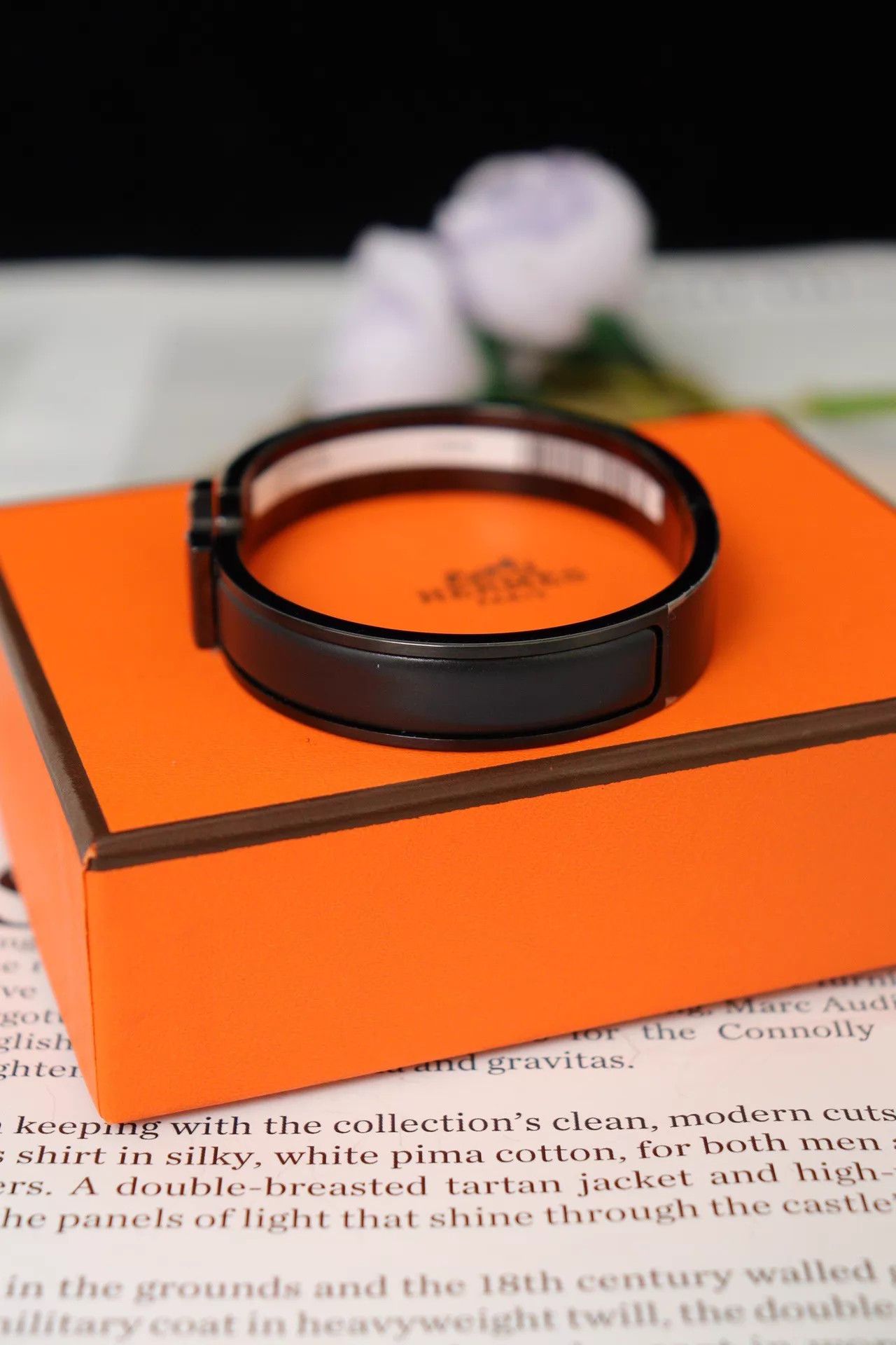 Hermes Hermès H Bracelet Black 17.5cm box & dust bag Size ONE SIZE - 3 Thumbnail