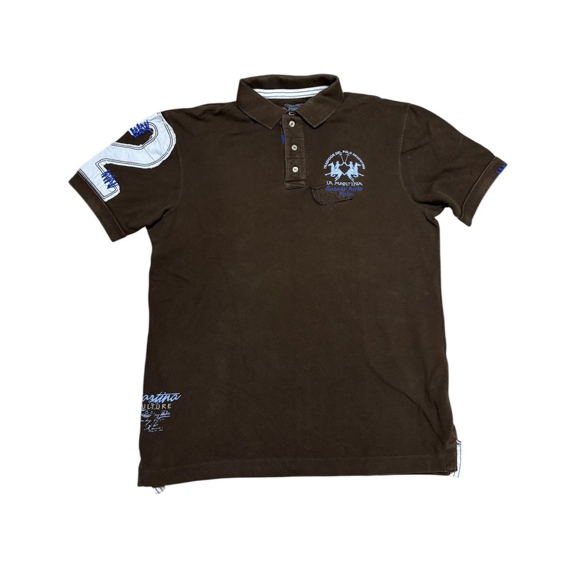 La Martina La Martina Polohemd | Pashanim | Vintage | Y2K Size US XL / EU 56 / 4 - 1 Thumbnail