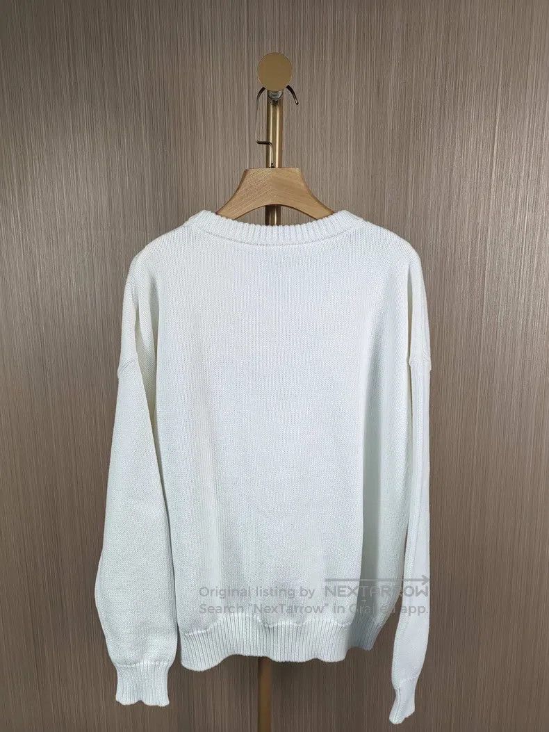 Loewe Loewe White Fleece Colorful Logo Crewneck Sweater Size M / US 6-8 / IT 42-44 - 2 Thumbnail