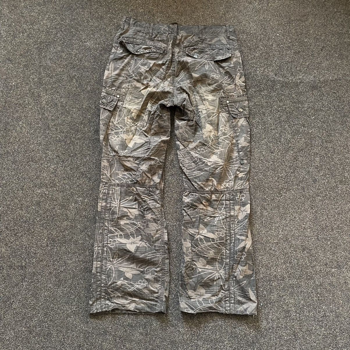 Vintage Vintage Y2K Baggy Cargo Pants Distressed Grunge Logo 34 Size 34" / US 12 / IT 48 - 3 Thumbnail