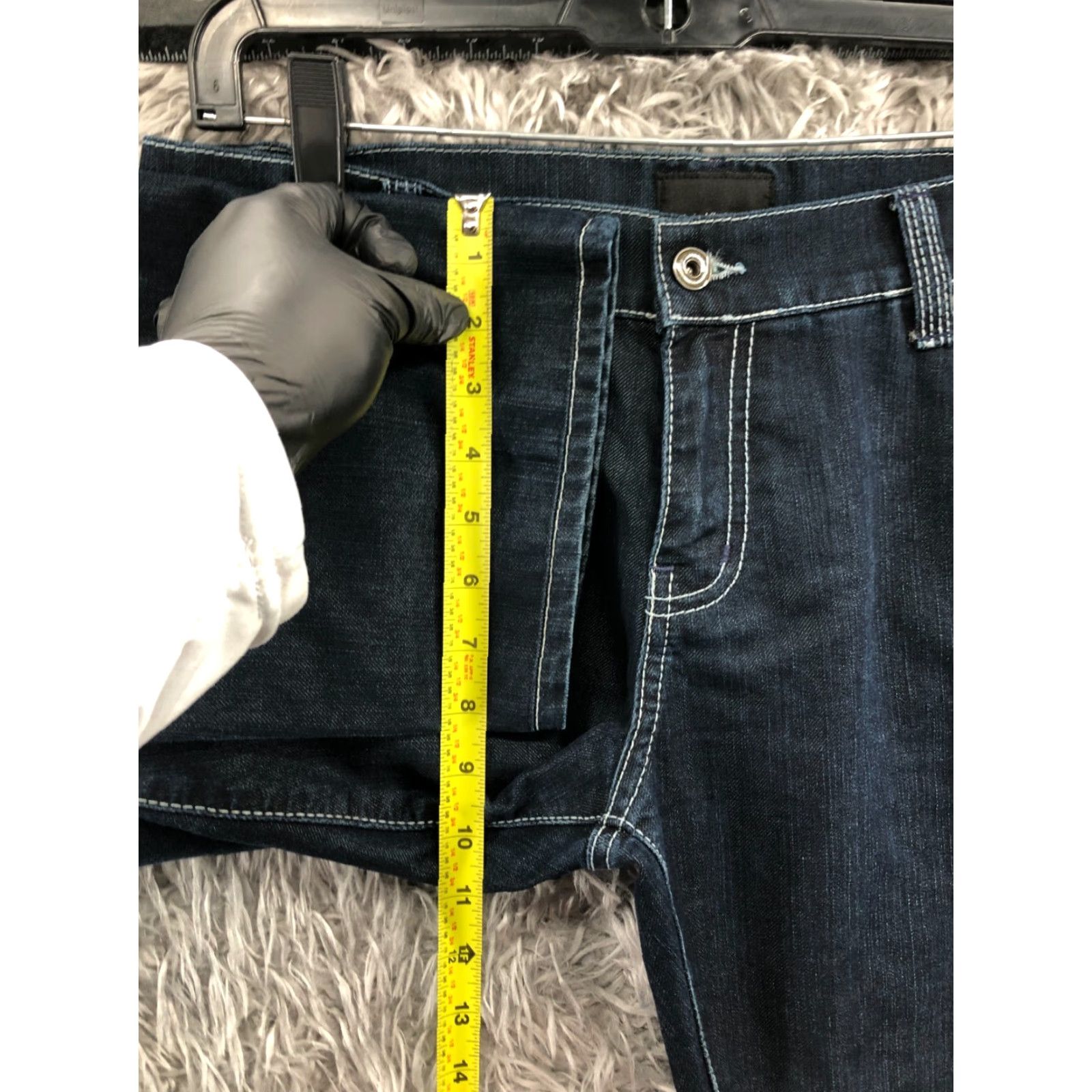 Calvin Klein Calvin Klein Jeans Mens Size 32 Mid Rise Straight Blue Dark Wash Size US 32 / EU 48 - 4 Thumbnail
