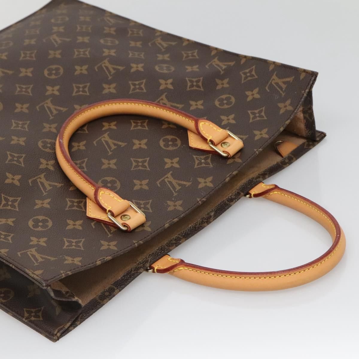 Louis Vuitton LOUIS VUITTON Monogram Sac Plat Hand Bag M51140 Size ONE SIZE - 6 Thumbnail
