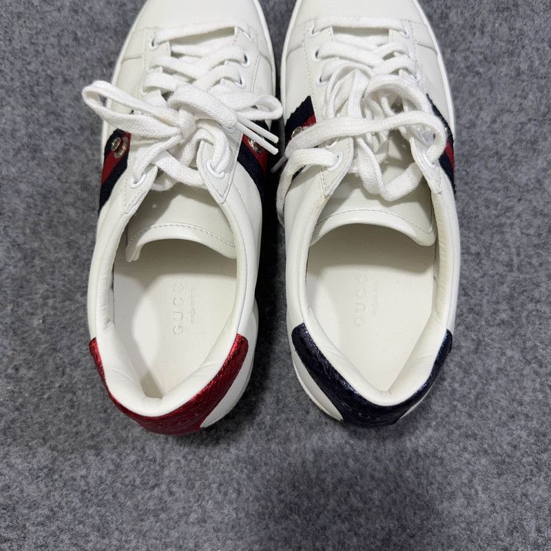 Gucci Gucci Ace Leather Casual Sneakers for Women -2508 Size US 5 / IT 35 - 6 Thumbnail